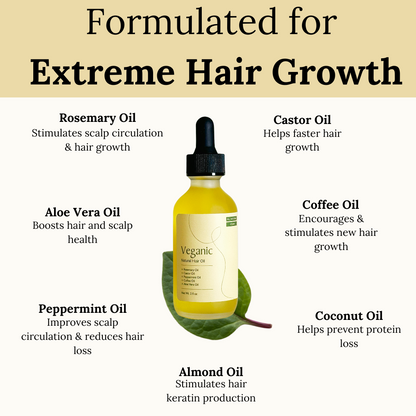 Veganic Enhanced Hair Growth Oil