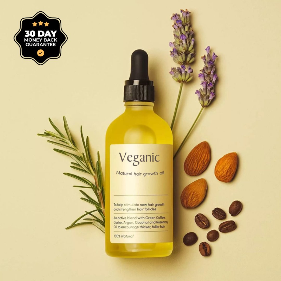 HUGE Season SALE - Veganic Hair Growth Oil Bundle Kit - Saginaw Lane